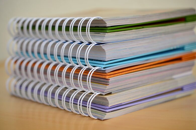 binding books bound colorful